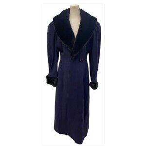 Mansfield Elegant VTG Ladies Trench Coat Wool & Cashmere, US 8/UK 10 Old Money